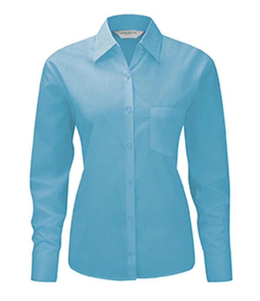 934F Russell LSL Women’s Poplin Shirts