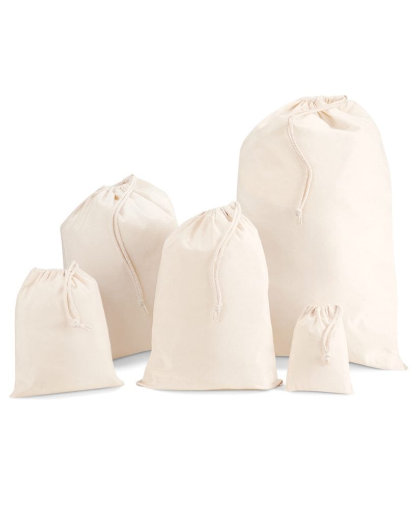 W115 Westford Mill Cotton Stuff Bag