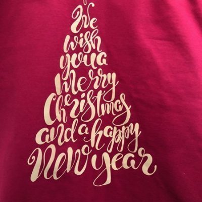 Gold Christmas Tree Men's T-Shirt