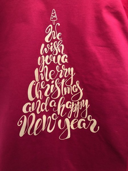 red christmas shirt