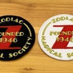 Zodiac Embroidered Patches White and Black