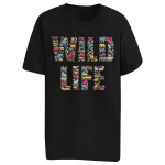 Wild Life Black T-Shirt Front TPBG